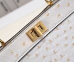 FENDI Peekaboo Cream White 23ss 335 Size: 20*15cm - 图片 9