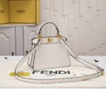 FENDI Peekaboo Cream White 23ss 335 Size: 20*15cm - 图片 2