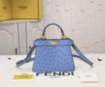 FENDI Peekaboo Blue 23ss 335 Size: 20*15cm