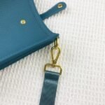 Hermès Evelyn TOGO mini phone bag Linen blue 336 size: 18*12.5*4cm - 图片 4
