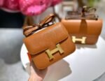 Hermès Constance cowhide leather Gold hardware Black size: 24cm/20cm - 图片 5