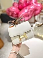 Hermès Constance cowhide leather Gold hardware Black size: 24cm/20cm - 图片 6