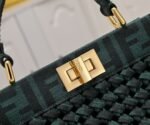 FENDI peekaboo knit Classic handbag 0363 Size: 23*7*18cm - 图片 2