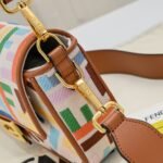 FENDI baguette bag Colorful rainbow F embroidery colors F2029 SIZE:26*5*15CM - 图片 10