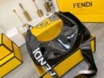 FENDI Patent leather half moon bag Size: 34*16cm