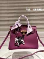 Hermès Birkin Togo Calf Gold Hardware Actino violet size: 30????????/ 25????????