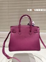 Hermès Birkin Togo Calf Gold Hardware Actino violet size: 30????????/ 25???????? - 图片 2