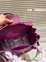 Hermès Birkin Togo Calf Gold Hardware Actino violet size: 30????????/ 25???????? - 图片 8