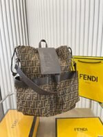 FENDI new backpack Brown/Black Size:34*44cm - 图片 2