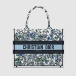 DIOR / MEDIUM DIOR BOOK TOTE can customized name on bag M1296ZECZ_M933