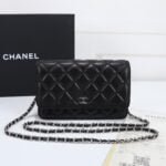 Chanel woc Classic Fortune Crossbody bag with sliver hardware Size: W19*H12*D4cm