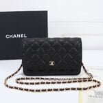 Chanel woc Classic Fortune Crossbody bag caviar with gold hardware Size: W19*H12*D4cm