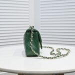 Chanel Lamb skin chain crossbody bag green 1116 SIZE: 20*14*7cm - 图片 3