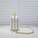Chanel Caviar alphabet Camera chain crossbody White handle bag - 图片 3