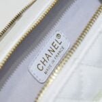 Chanel Caviar alphabet Camera chain crossbody White handle bag - 图片 8