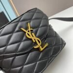 YSL JUNE Quilted sheep leather box bag with gold hardware 710080 size: 19 *15 *8cm - 图片 4