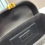 YSL JUNE Quilted sheep leather box bag with gold hardware 710080 size: 19 *15 *8cm - 图片 7