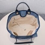 Chanel new beach bag denim bag Black with little wallet size: 48*38*30*14cm - 图片 8