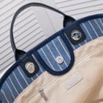 Chanel new beach bag denim bag Black with little wallet size: 48*38*30*14cm - 图片 9