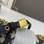 Dior 30 Montaigne Clamshell canvas crossbody bag Shoulder bag 1Y0282 size: 21.5*12*6cm - 图片 5