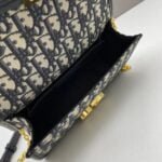 Dior 30 Montaigne Clamshell canvas crossbody bag Shoulder bag 1Y0282 size: 21.5*12*6cm - 图片 7