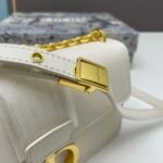 Dior 30 Montaigne Clamshell leather crossbody bag Shoulder bag white 1Y0282 size: 21.5*12*6cm - 图片 6