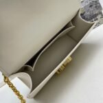 Dior 30 Montaigne Clamshell leather crossbody bag Shoulder bag white 1Y0282 size: 21.5*12*6cm - 图片 7
