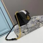 Dior 30 Montaigne Clamshell leather crossbody bag Shoulder bag black1Y0282 size: 21.5*12*6cm - 图片 2