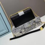 Dior 30 Montaigne Clamshell leather crossbody bag Shoulder bag black1Y0282 size: 21.5*12*6cm - 图片 3