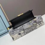 Dior 30 Montaigne Clamshell leather crossbody bag Shoulder bag black1Y0282 size: 21.5*12*6cm - 图片 4