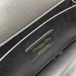 Dior 30 Montaigne Clamshell leather crossbody bag Shoulder bag black1Y0282 size: 21.5*12*6cm - 图片 8