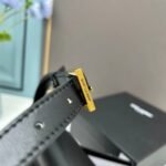 YSL saddle cowhide leather shoulder bag 0233 black size: 19*16*6cm - 图片 6