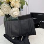 Chanel leather short card bag with gold and sliver hardware 609 size: 12*9cm - 图片 5