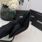 Chanel leather short card bag with gold and sliver hardware 609 size: 12*9cm - 图片 6