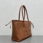 CELINE CABAS TRIOMPHE Draw the rope Tote Bag Shoulder bag Brown Size: 44 * 28 * 18cm - 图片 2
