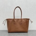CELINE CABAS TRIOMPHE Draw the rope Tote Bag Shoulder bag Brown Size: 44 * 28 * 18cm - 图片 3