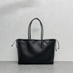 CELINE CABAS TRIOMPHE Draw the rope Tote Bag Shoulder bag Black Size: 44 * 28 * 18cm - 图片 3