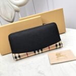Burberry cowhide long wallet 6660101 size: 19*10*2.5cm - 图片 2