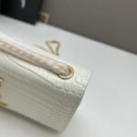 YSL Kat crocodile chain strap shoulder bag with gold hardware 7219 white size: 20*14*5cm/24*15*6cm - 图片 7