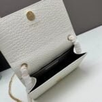 YSL Kat crocodile chain strap shoulder bag with gold hardware 7219 white size: 20*14*5cm/24*15*6cm - 图片 8