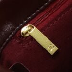 Chanel Wine red oil wax skin Chain crossbody bag Size：26cm - 图片 9