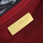 Chanel black oil wax leather Chain crossbody bag Size：26cm - 图片 8