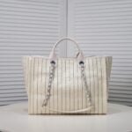 Chanel new beach bag denim bag White with little wallet size: 48*38*30*14cm - 图片 4