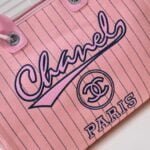 Chanel new beach bag denim bag Pink with little wallet size: 48*38*30*14cm - 图片 6