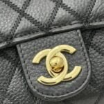 Chanel chain crossbody bag diamond and litchi cowhide Black 50098 size: 19*10*3.5㎝ - 图片 4