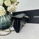 Chanel chain crossbody bag diamond and litchi cowhide Black 50098 size: 19*10*3.5㎝ - 图片 8