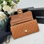 Chanel chain crossbody bag diamond and litchi cowhide Brown 50098 size: 19*10*3.5㎝ - 图片 7