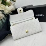 Chanel chain crossbody bag diamond and litchi cowhide White 50098 size: 19*10*3.5㎝ - 图片 7