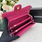 Chanel chain crossbody bag diamond and litchi cowhide Rose red 50098 size: 19*10*3.5㎝ - 图片 7