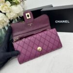 Chanel chain crossbody bag diamond and litchi cowhide purple 50098 size: 19*10*3.5㎝ - 图片 6